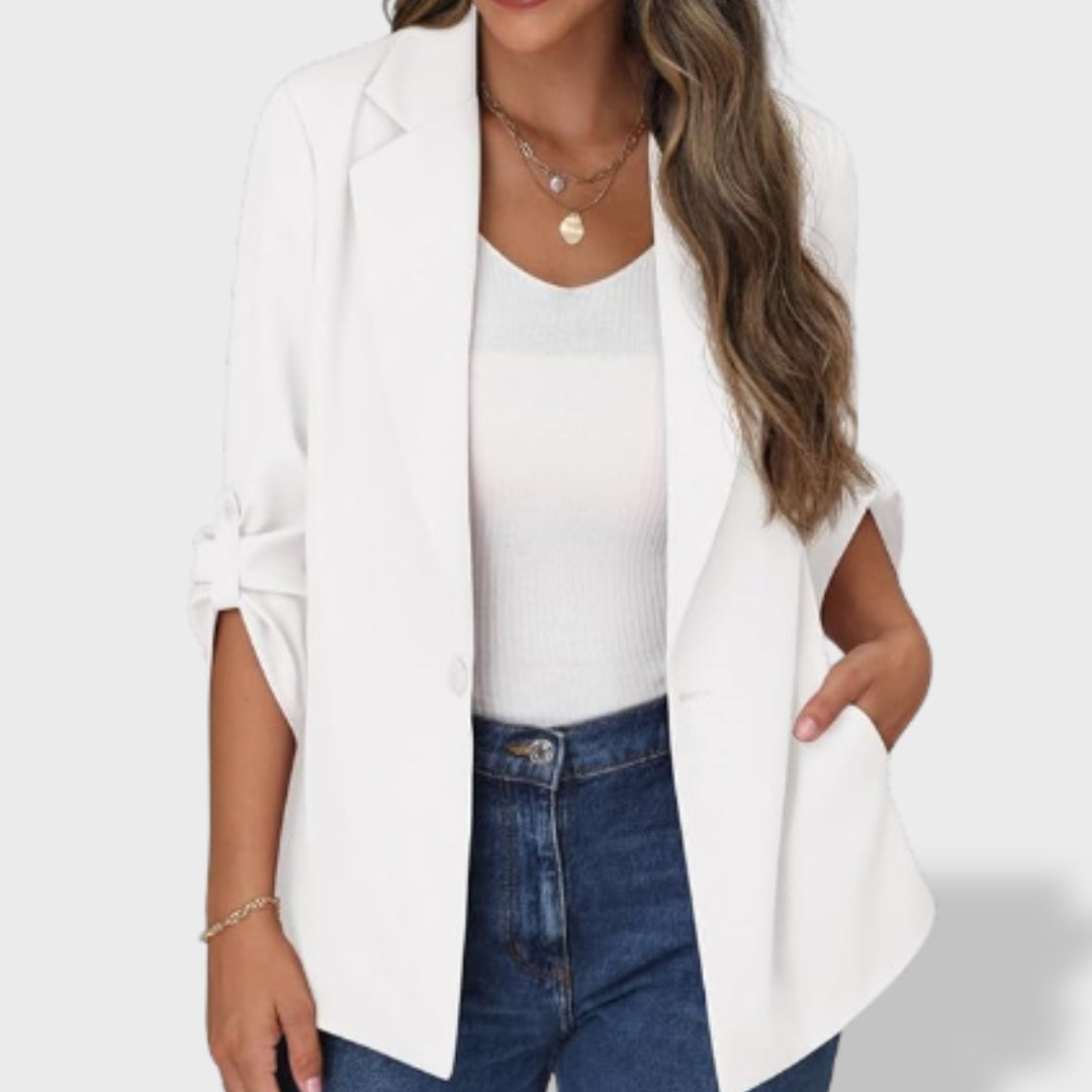 Elena | Elegant Women's Blazer with Adjustable Sleeves
