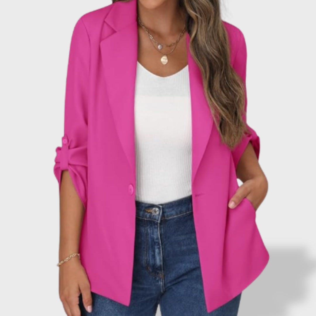 Elena | Elegant Women's Blazer with Adjustable Sleeves