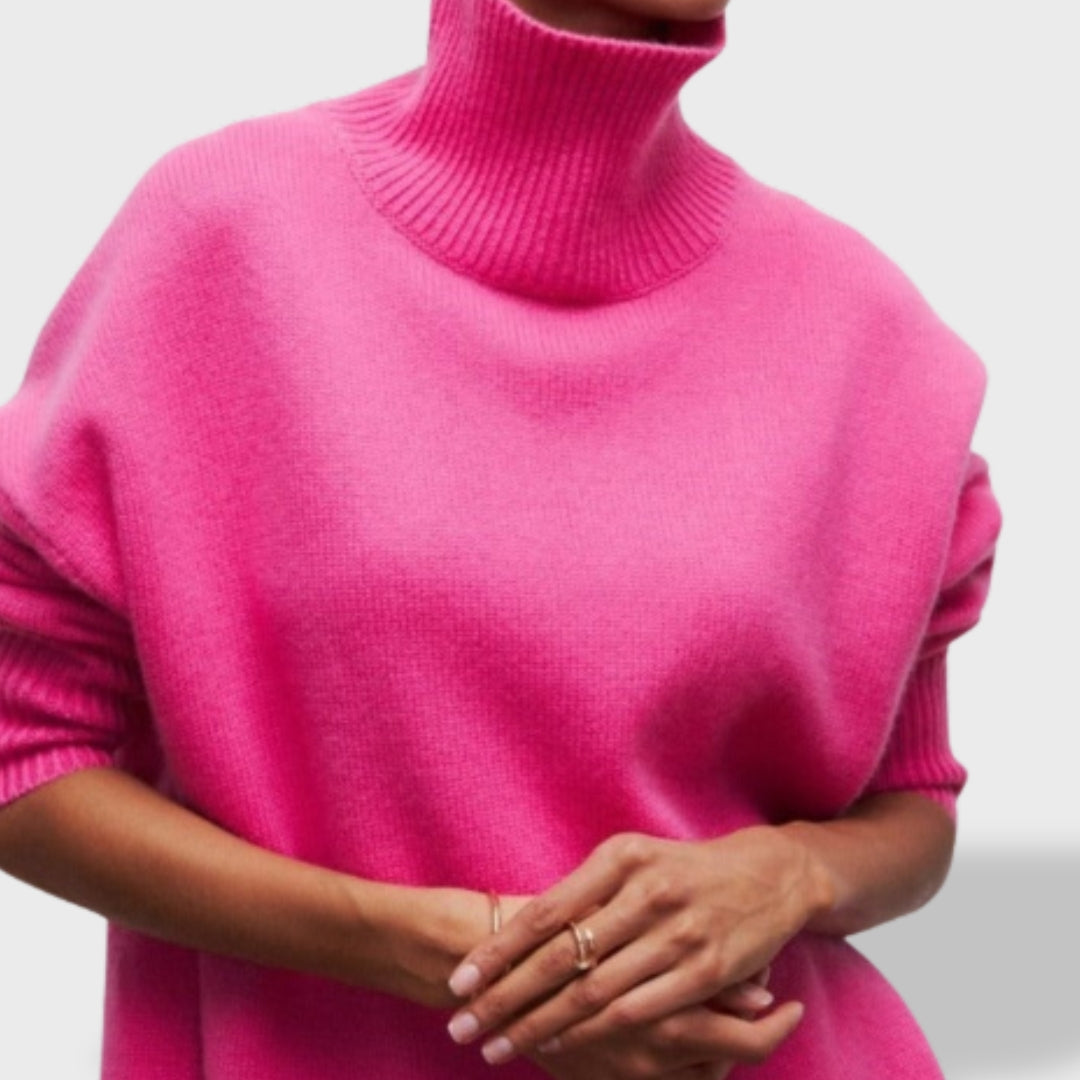 Isabel | Basic Turtleneck Sweater for Women, Soft and Versatile.
