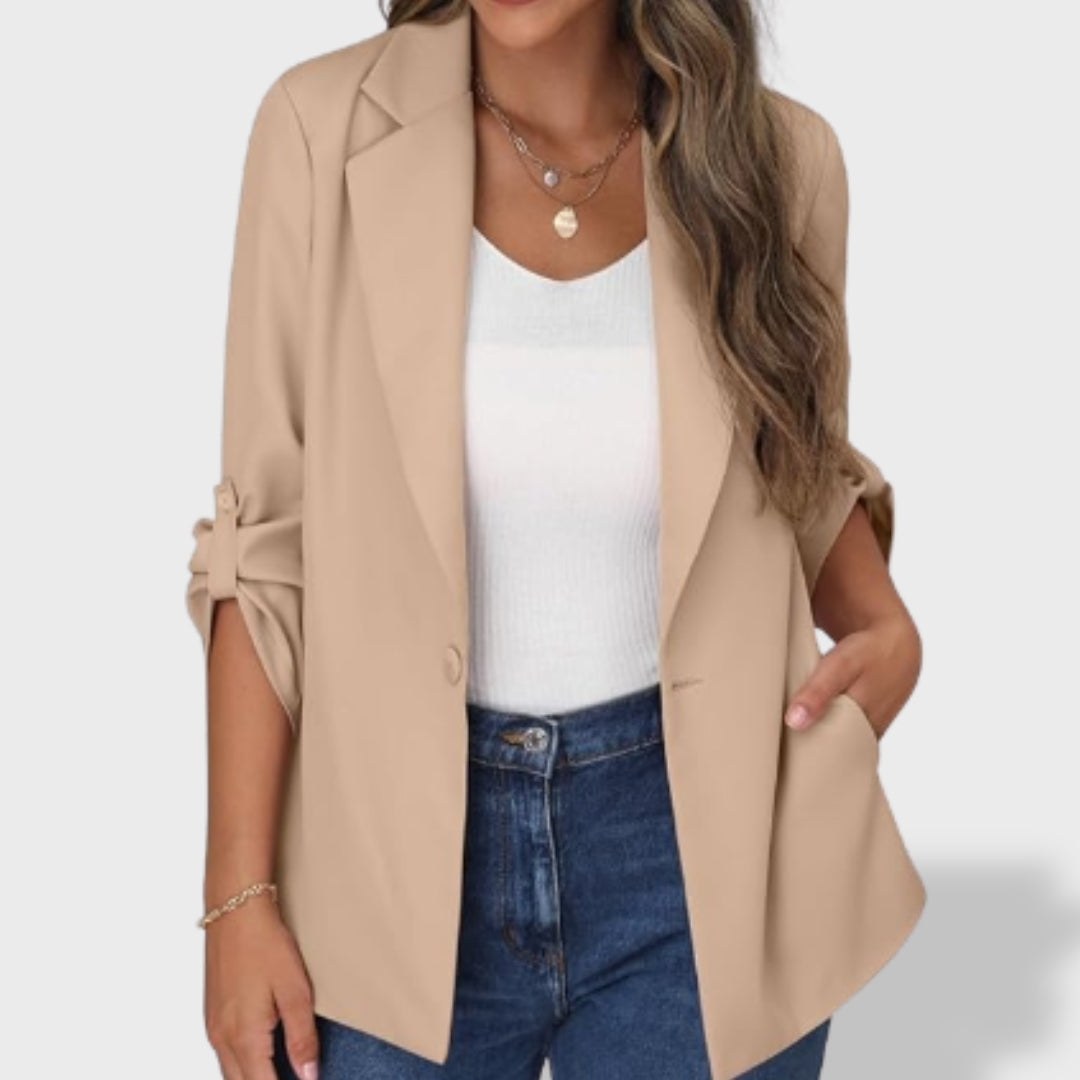 Elena | Elegant Women's Blazer with Adjustable Sleeves