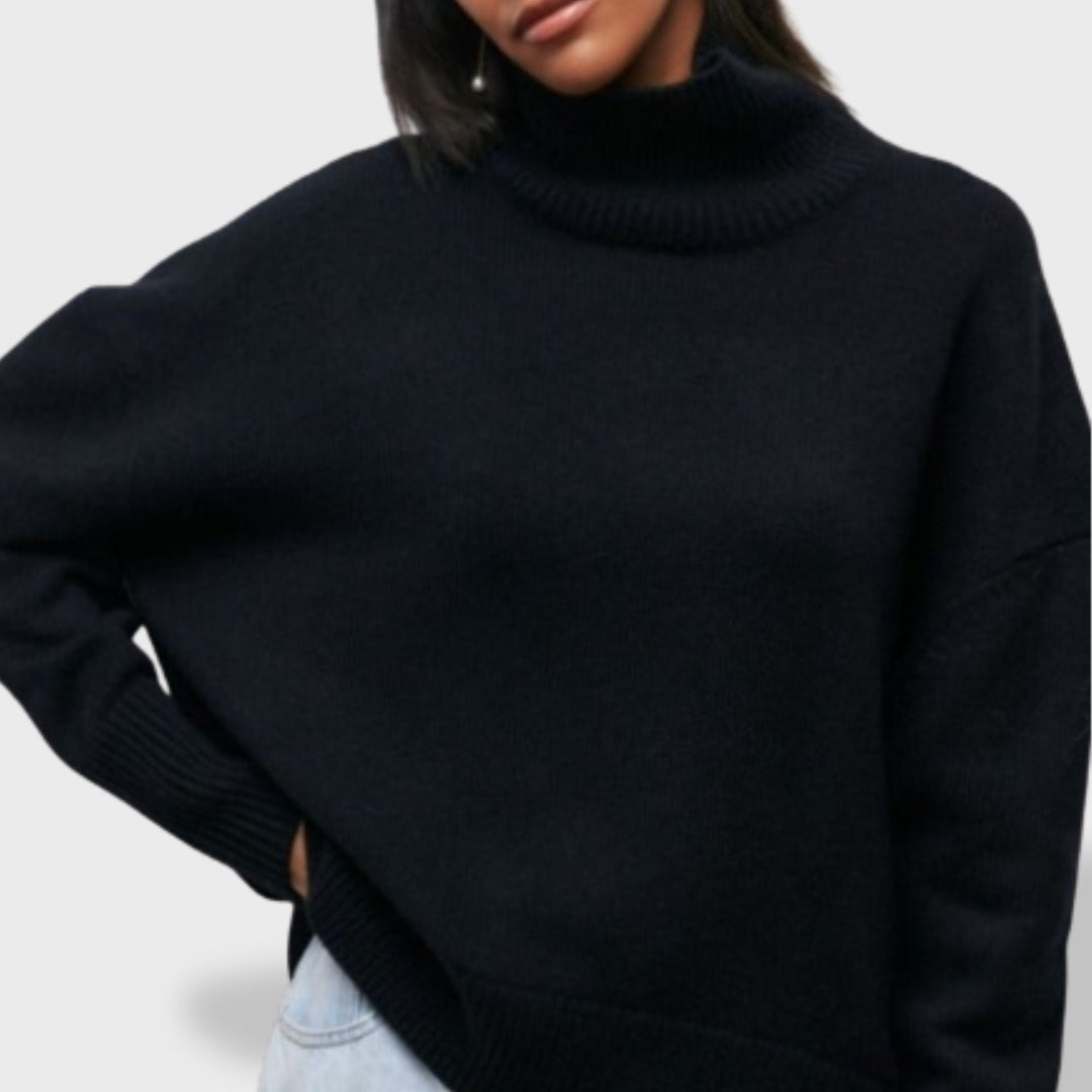 Isabel | Basic Turtleneck Sweater for Women, Soft and Versatile.
