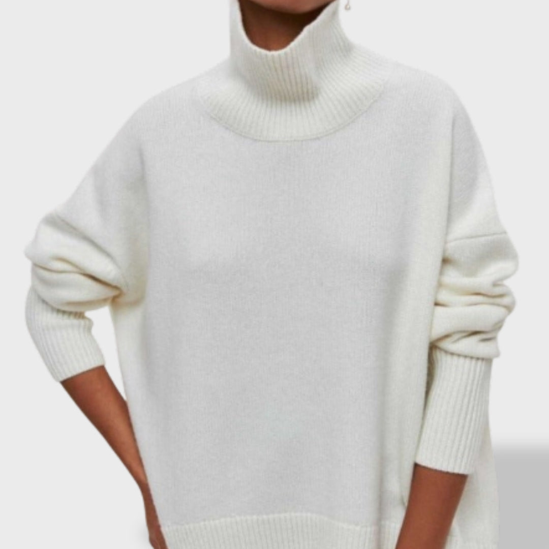 Isabel | Basic Turtleneck Sweater for Women, Soft and Versatile.