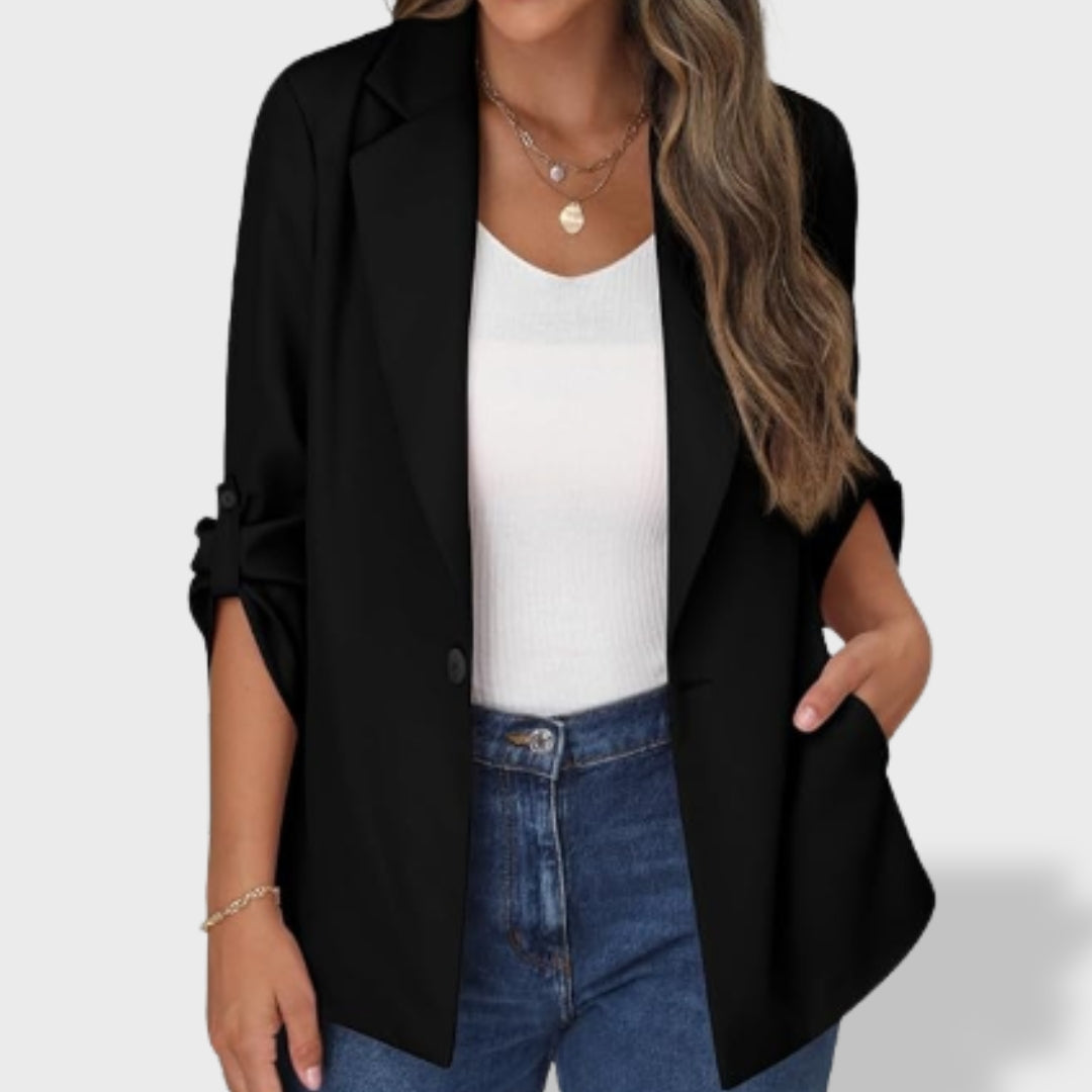 Elena | Elegant Women's Blazer with Adjustable Sleeves