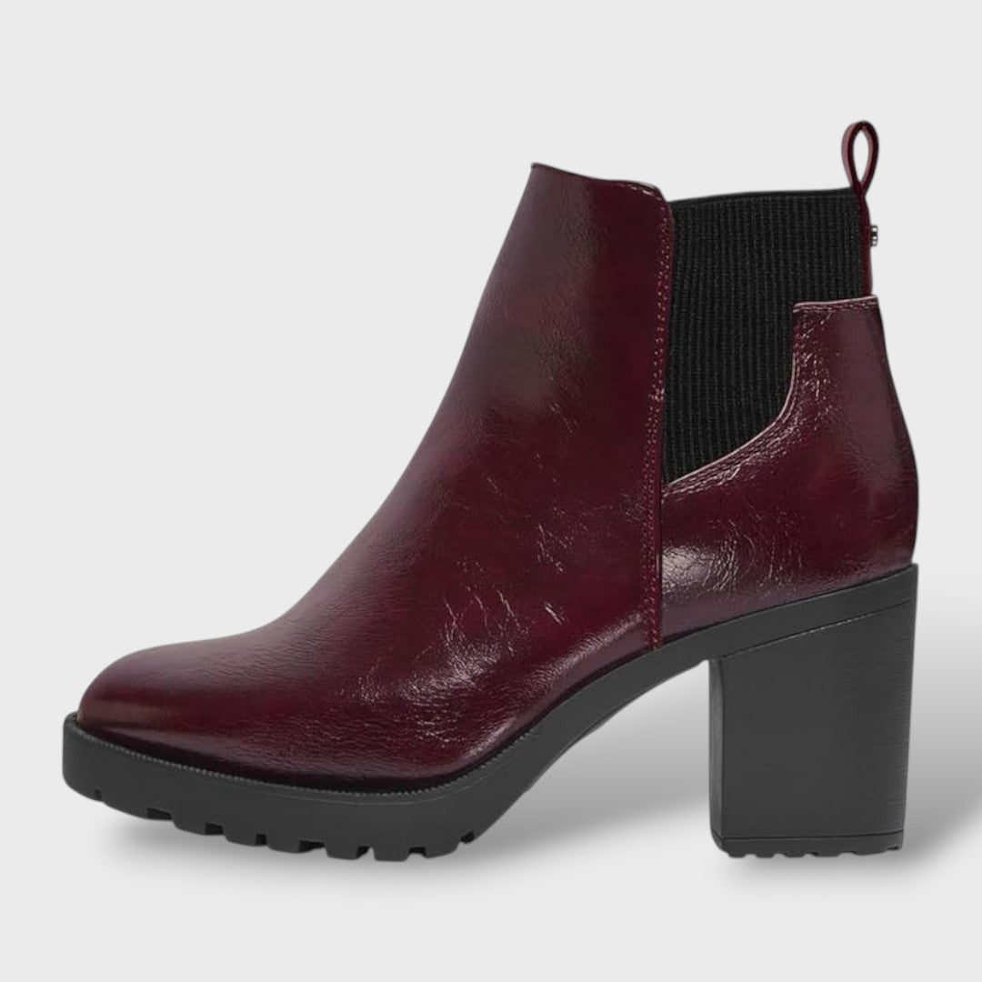 Classic Block Heel Ankle Boots for Women