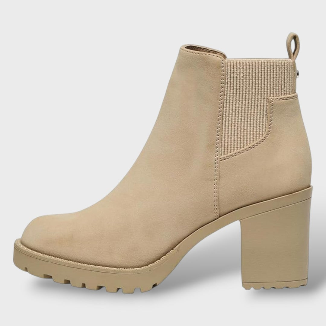 Classic Block Heel Ankle Boots for Women