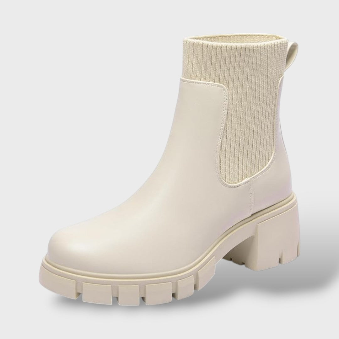 Women's Chunky Heel Chelsea Boots