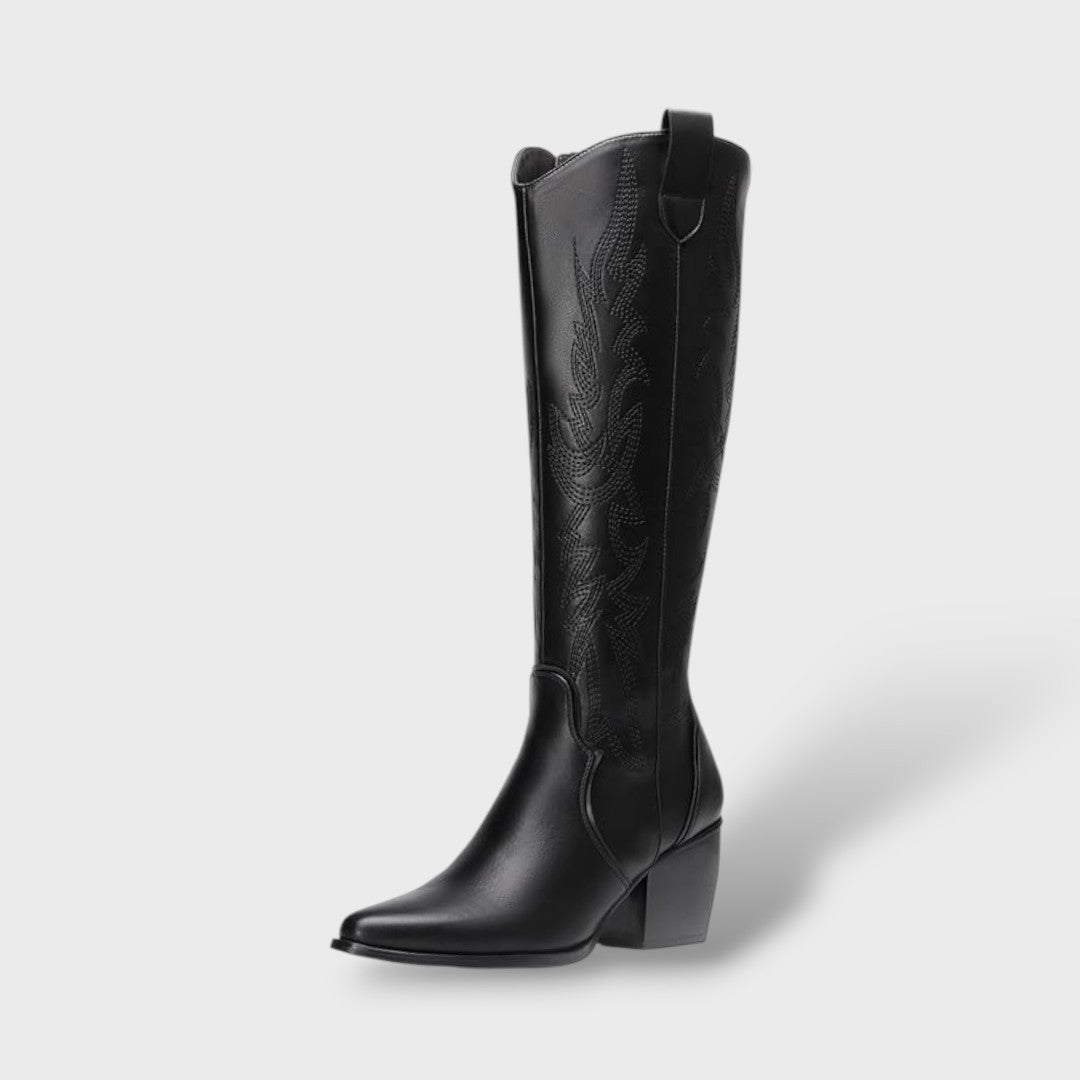 Women's High-Cut Western Style Boots