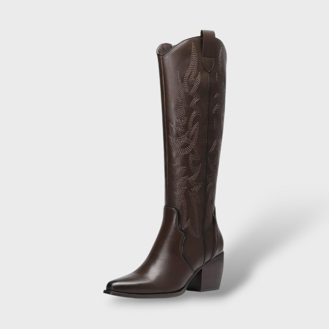 Women's High-Cut Western Style Boots