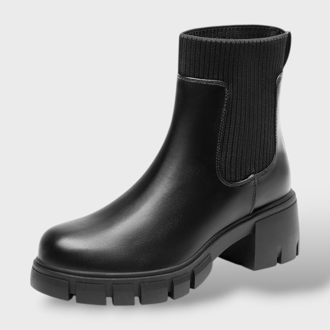 Women's Chunky Heel Chelsea Boots