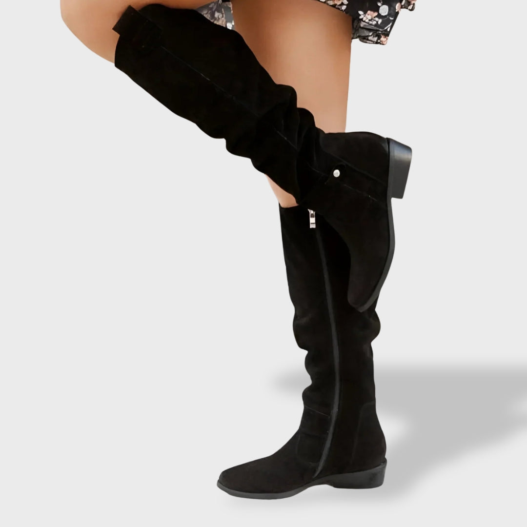 Valeria | Elegant High-Quality Leather Boots for Women