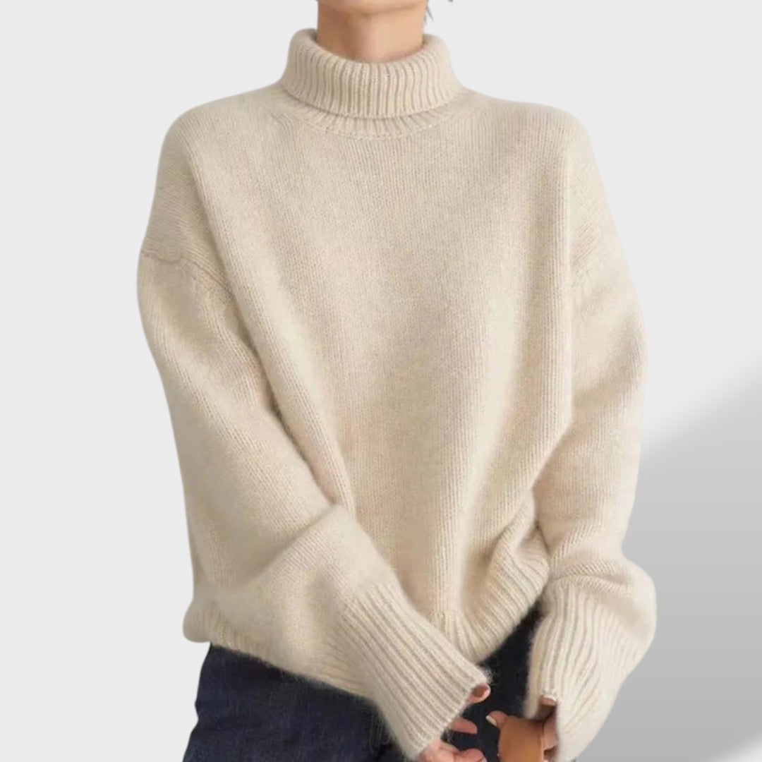 Isabella Cashmere Turtleneck Sweater