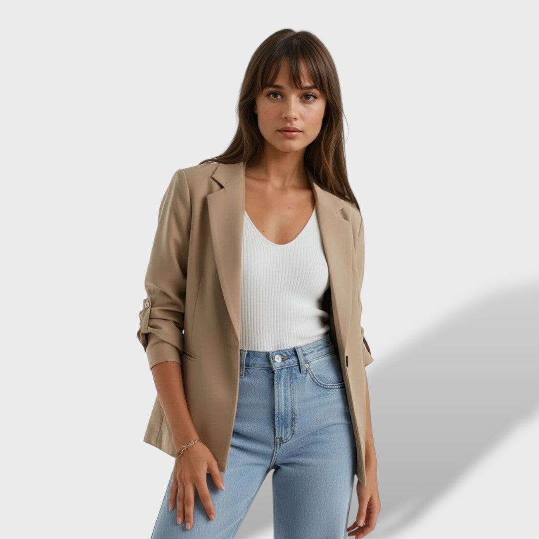 Elena | Elegant Women's Blazer with Adjustable Sleeves