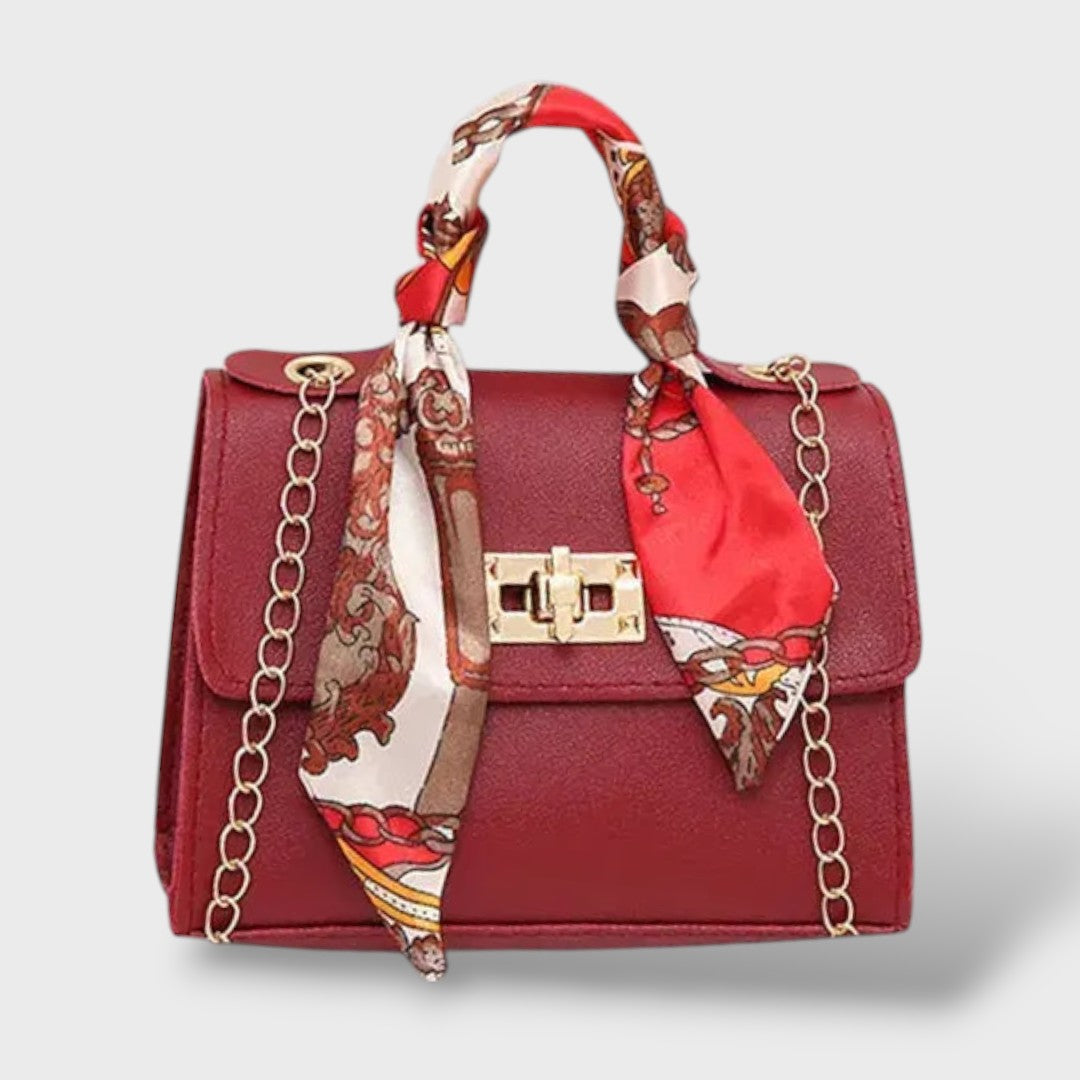 Elegant leather handbag for ladies