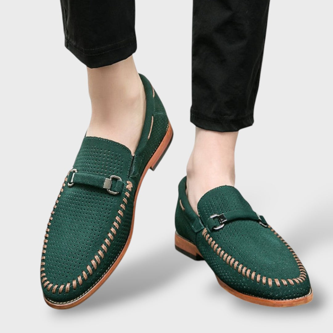 Luxe Suede Loafers for Men