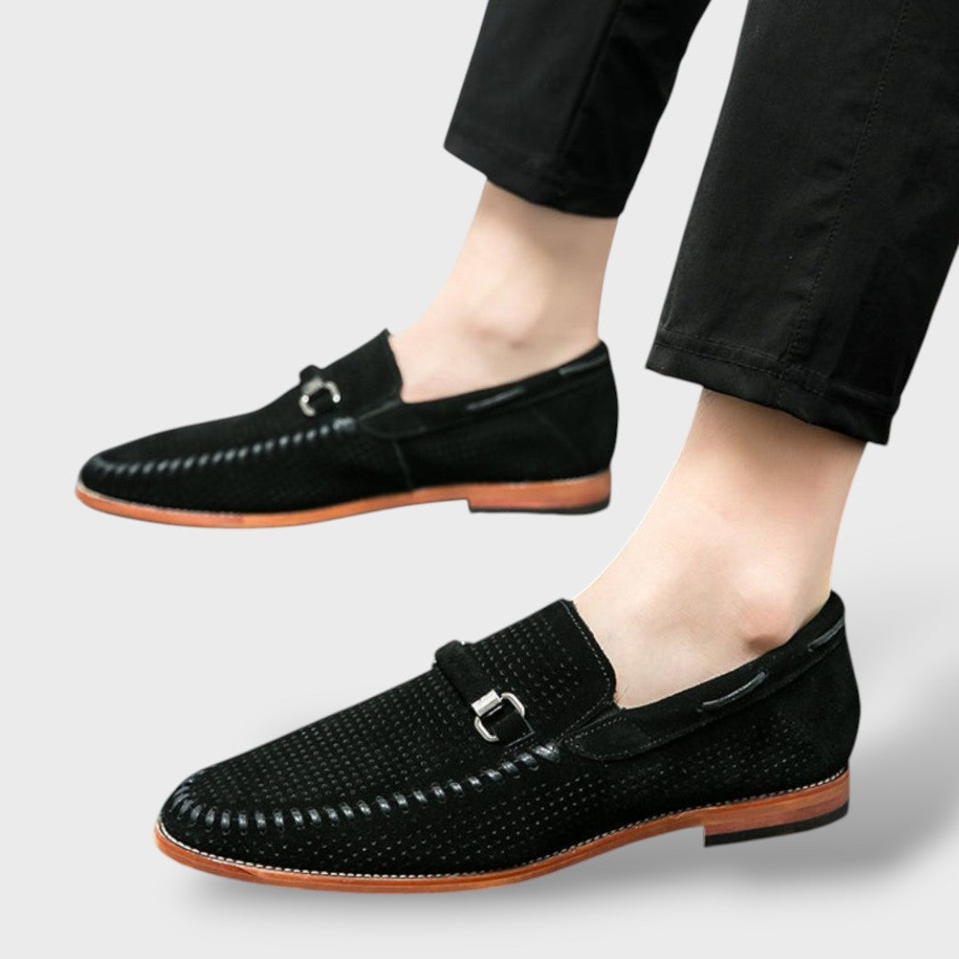 Luxe Suede Loafers for Men
