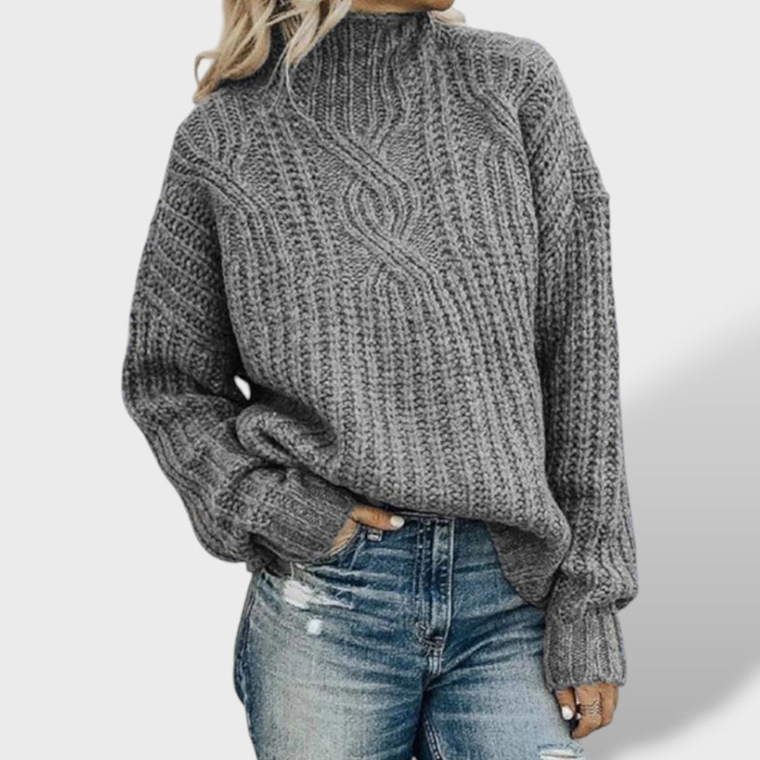 Sofia High Neck Sweater