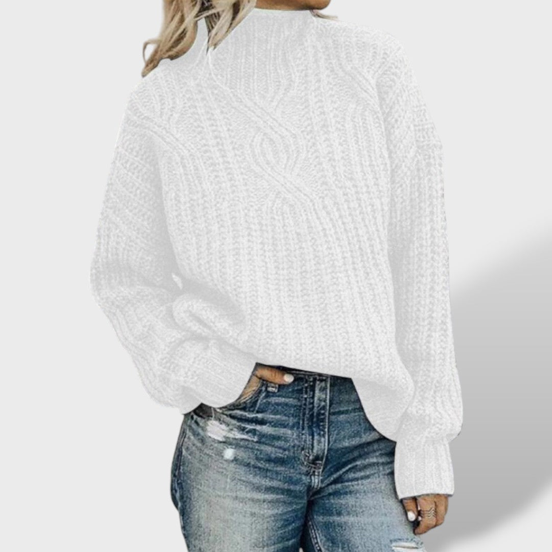Sofia High Neck Sweater