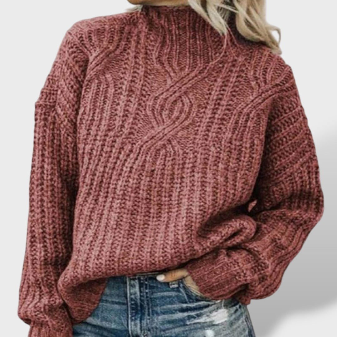 Sofia High Neck Sweater