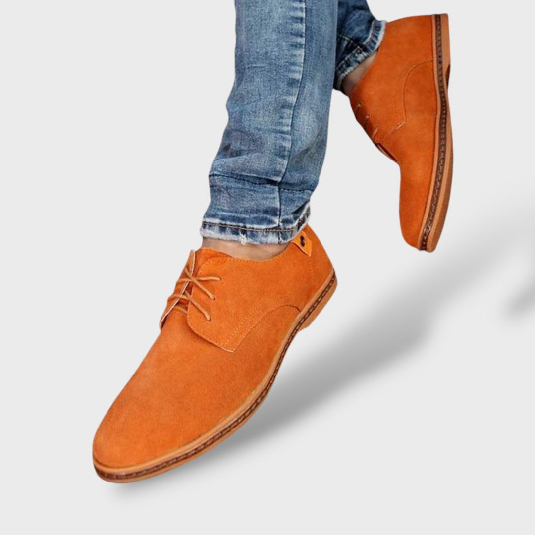 Men's Suede Oxford Shoes Classic Design