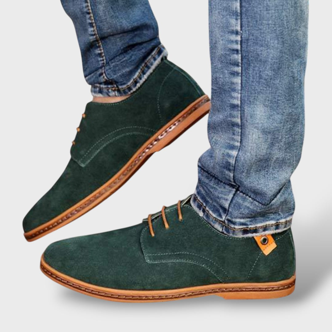 Men's Suede Oxford Shoes Classic Design