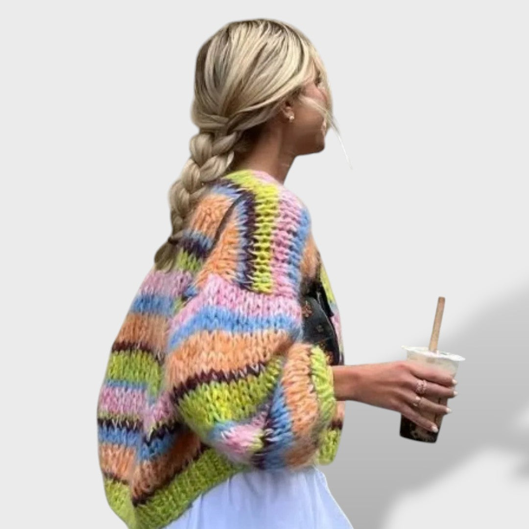 Sofia Cardigan from Point to Stripes