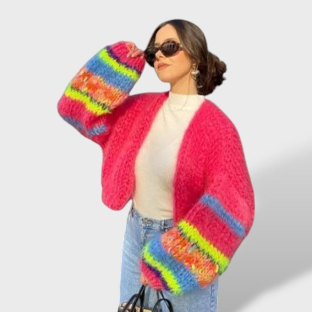 Sofia Cardigan from Point to Stripes