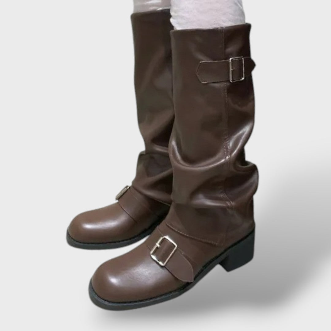 High punk platform boots for women