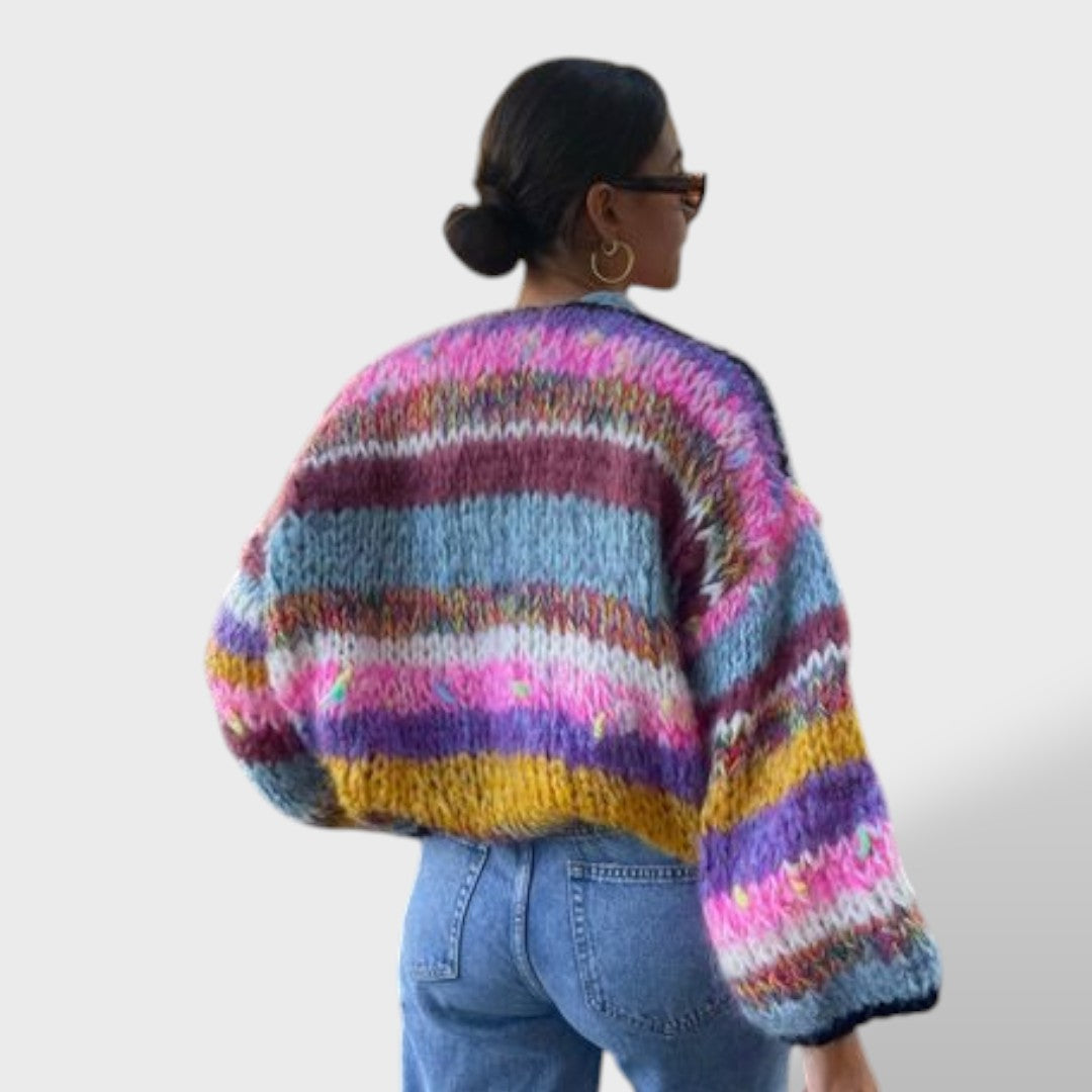 Sofia Cardigan from Point to Stripes