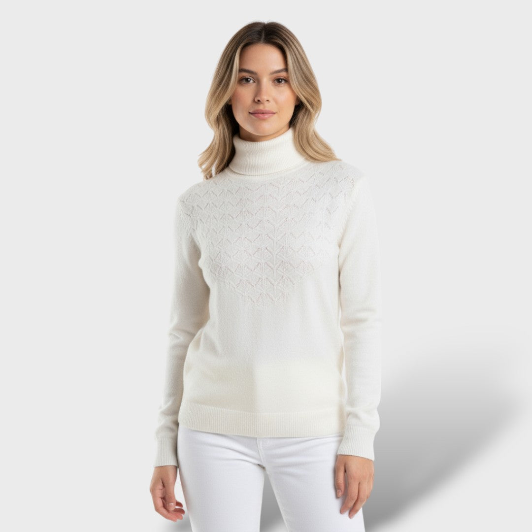 Women's High Neck Knit Sweater