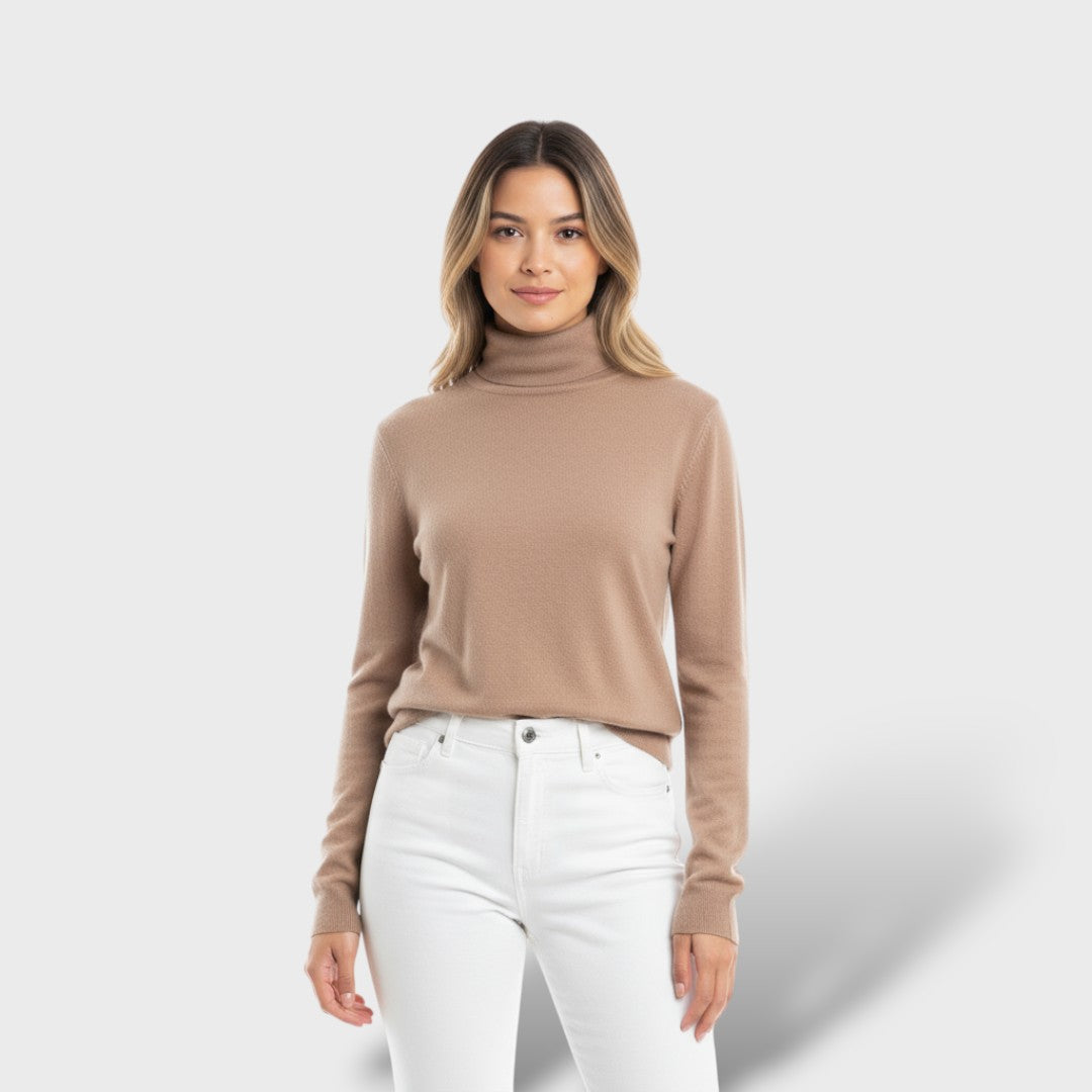 Women's High Neck Knit Sweater