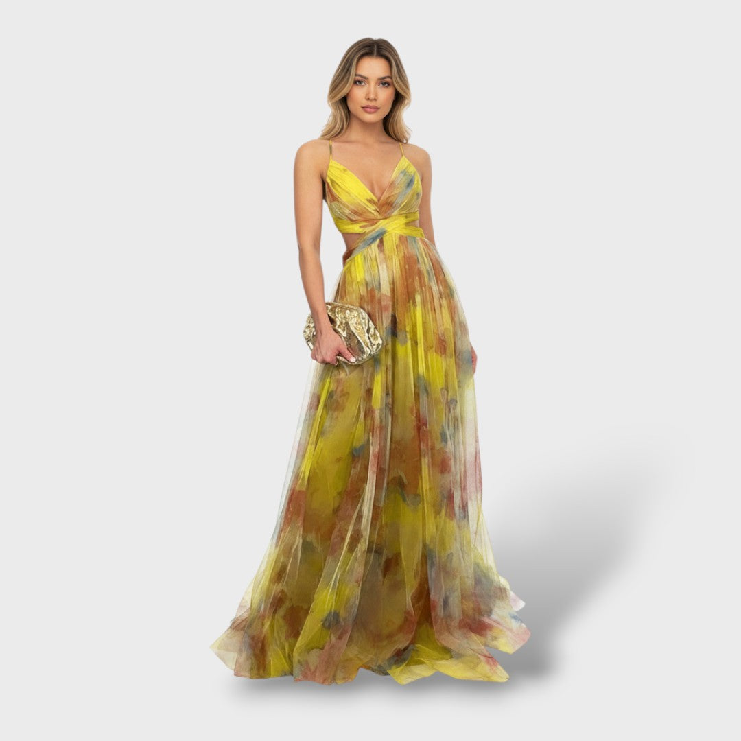 Elegant Casual Floral Dress for Women