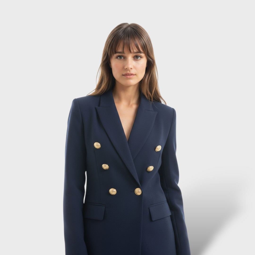 Women's Blazer with Button Details