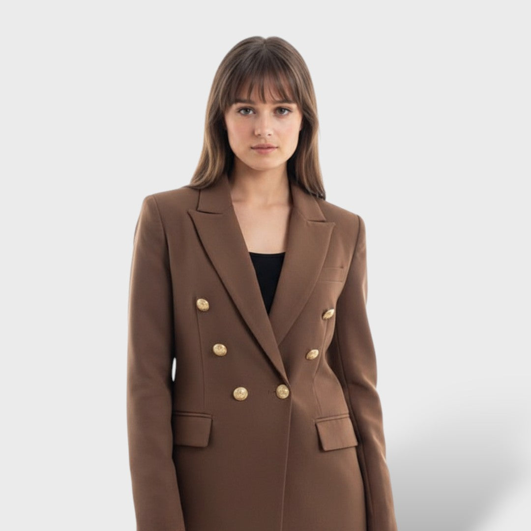 Women's Blazer with Button Details