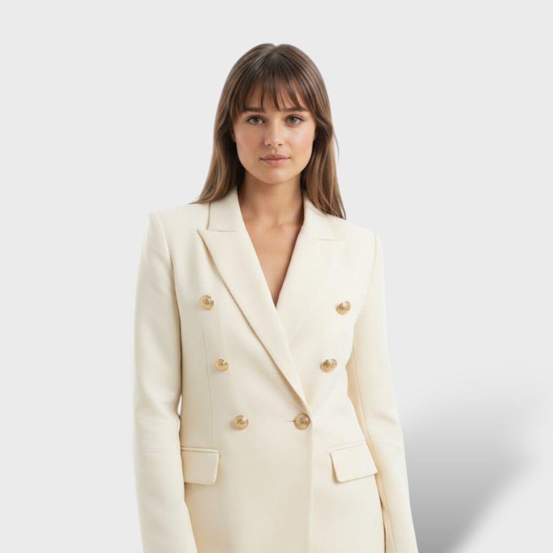 Women's Blazer with Button Details