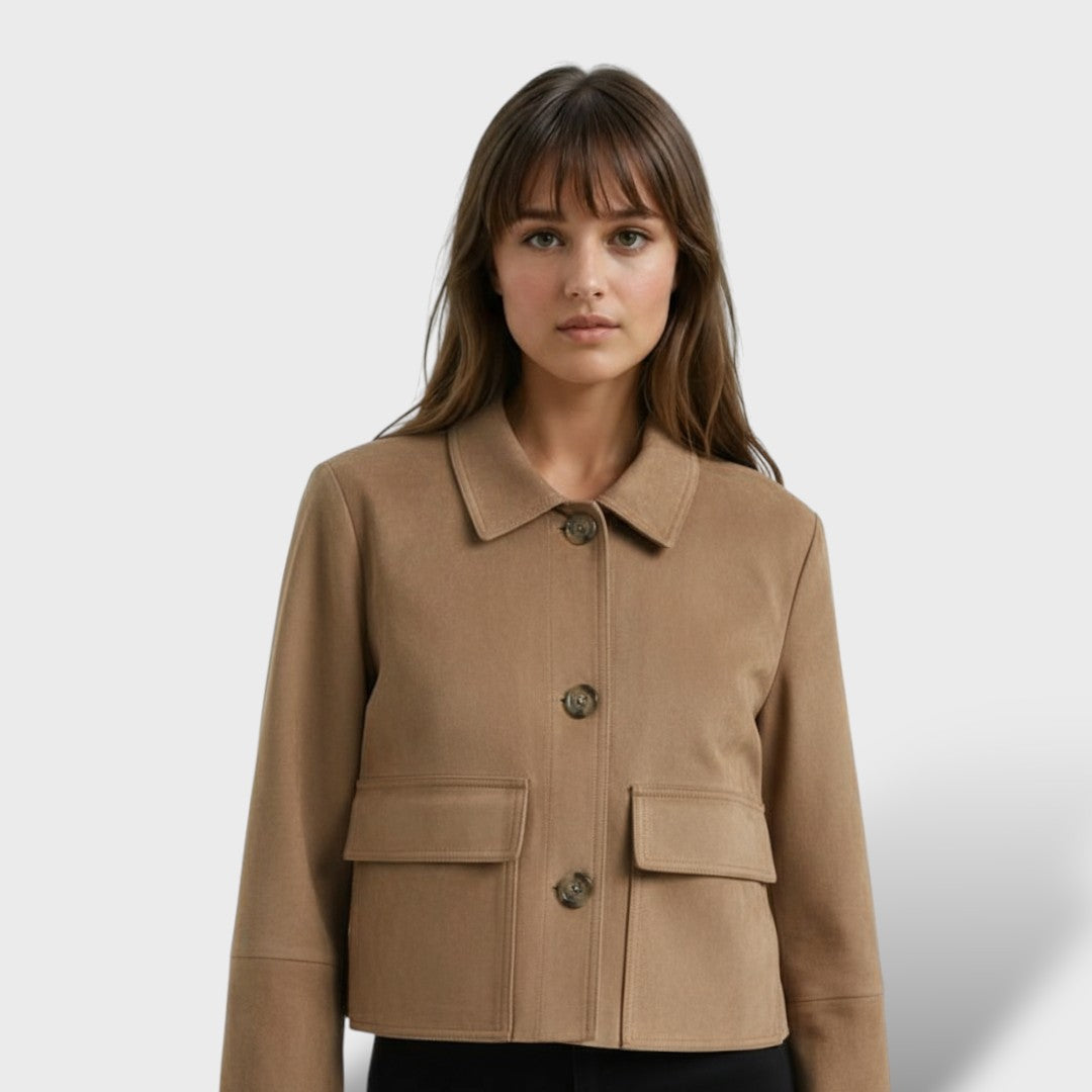 Women's Vintage Suede Jacket Autumn