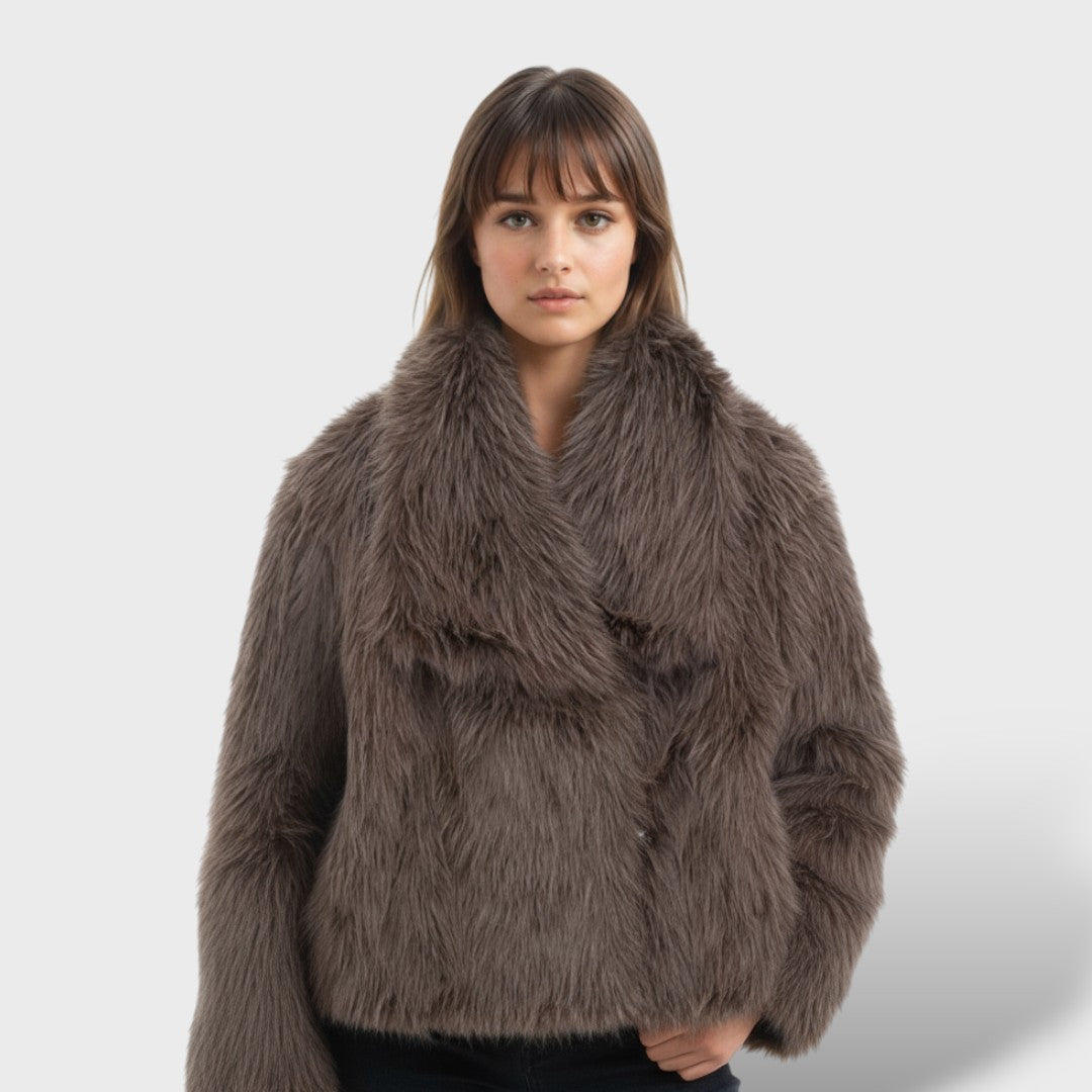 Luxury Faux Fur Jacket for Women