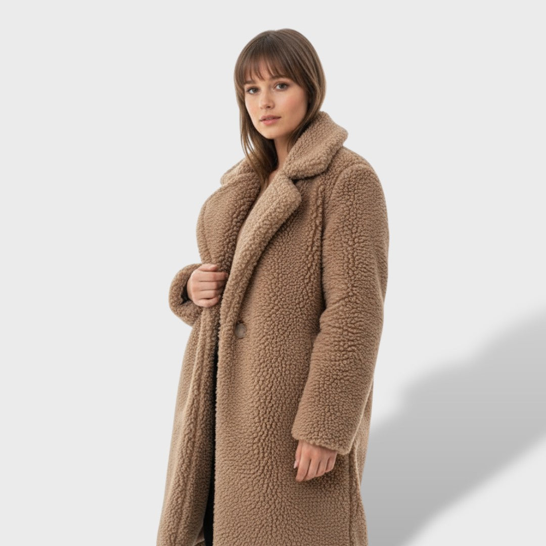 Long Teddy Coat for Women | Warm and Stylish