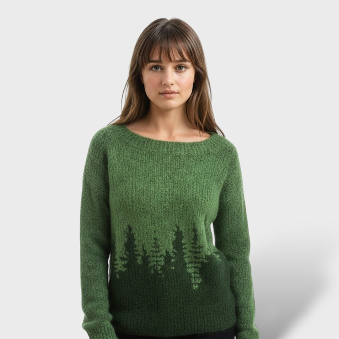 Retro Norwegian Sweater for Women