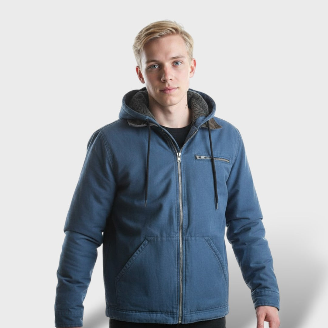 Vintage Wool Autumn Coat for Men