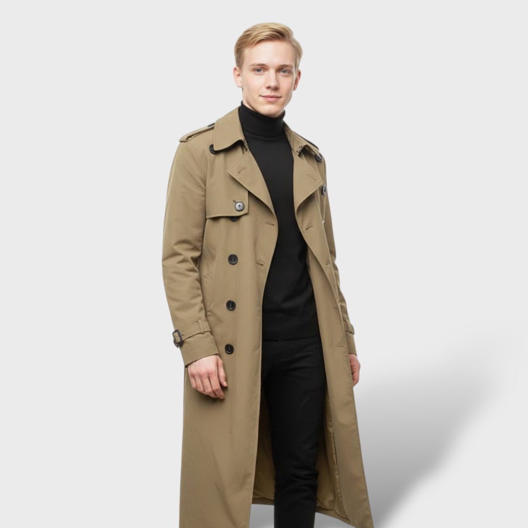 Waterproof Men's Trench Coat Casual