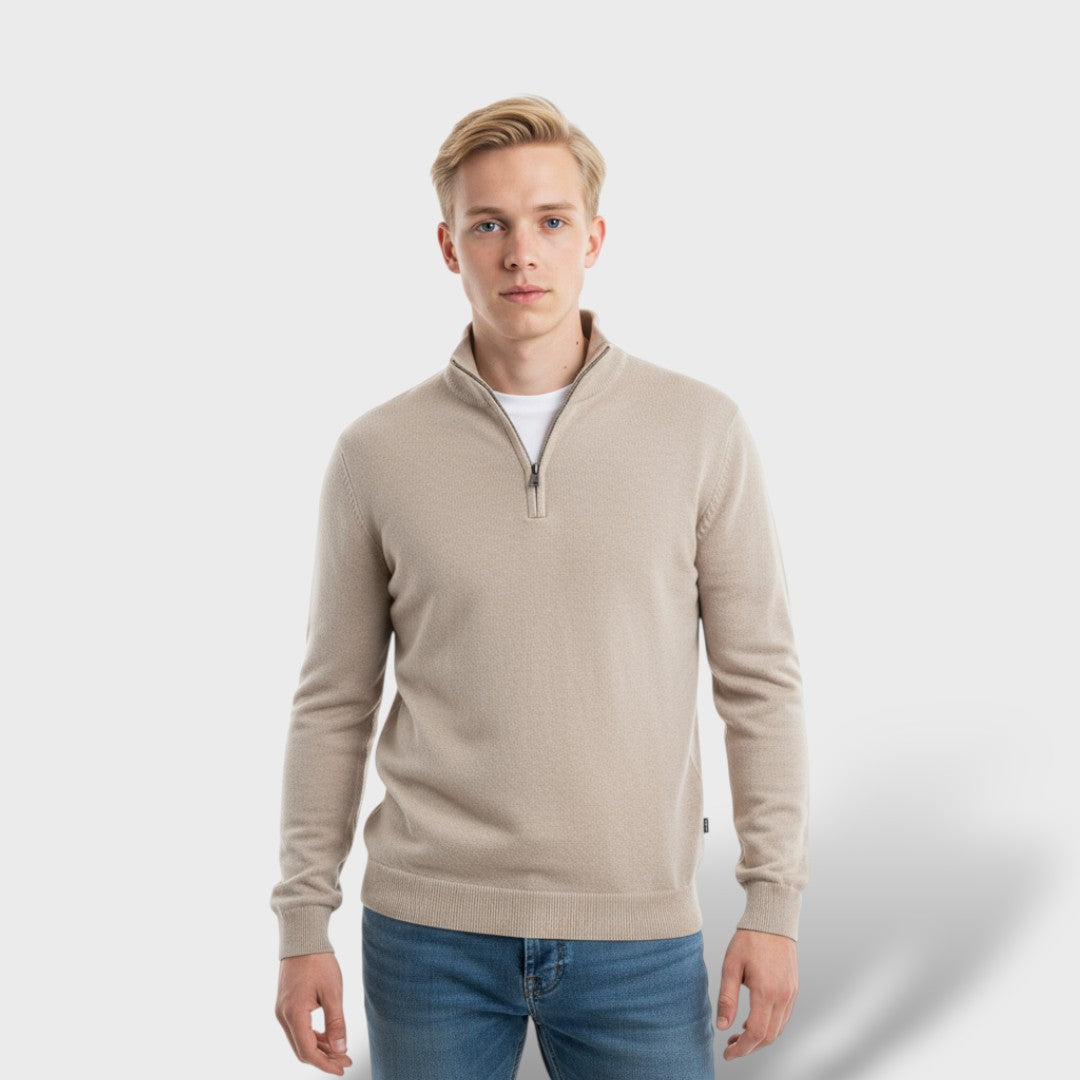 Men's Merino Wool V-Neck Sweater – Luxury & Comfort