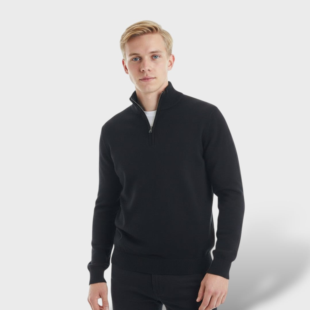 Men's Merino Wool V-Neck Sweater – Luxury & Comfort