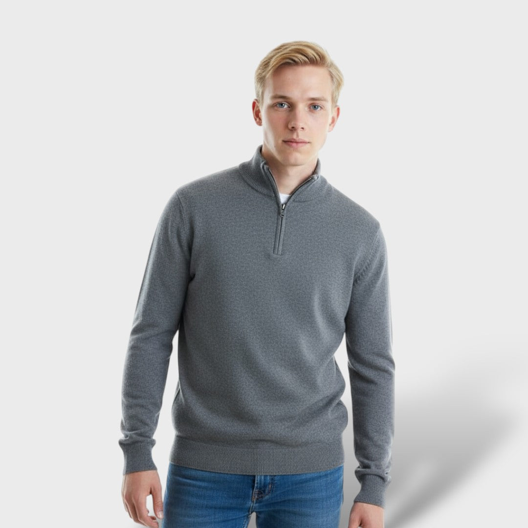 Men's Merino Wool V-Neck Sweater – Luxury & Comfort