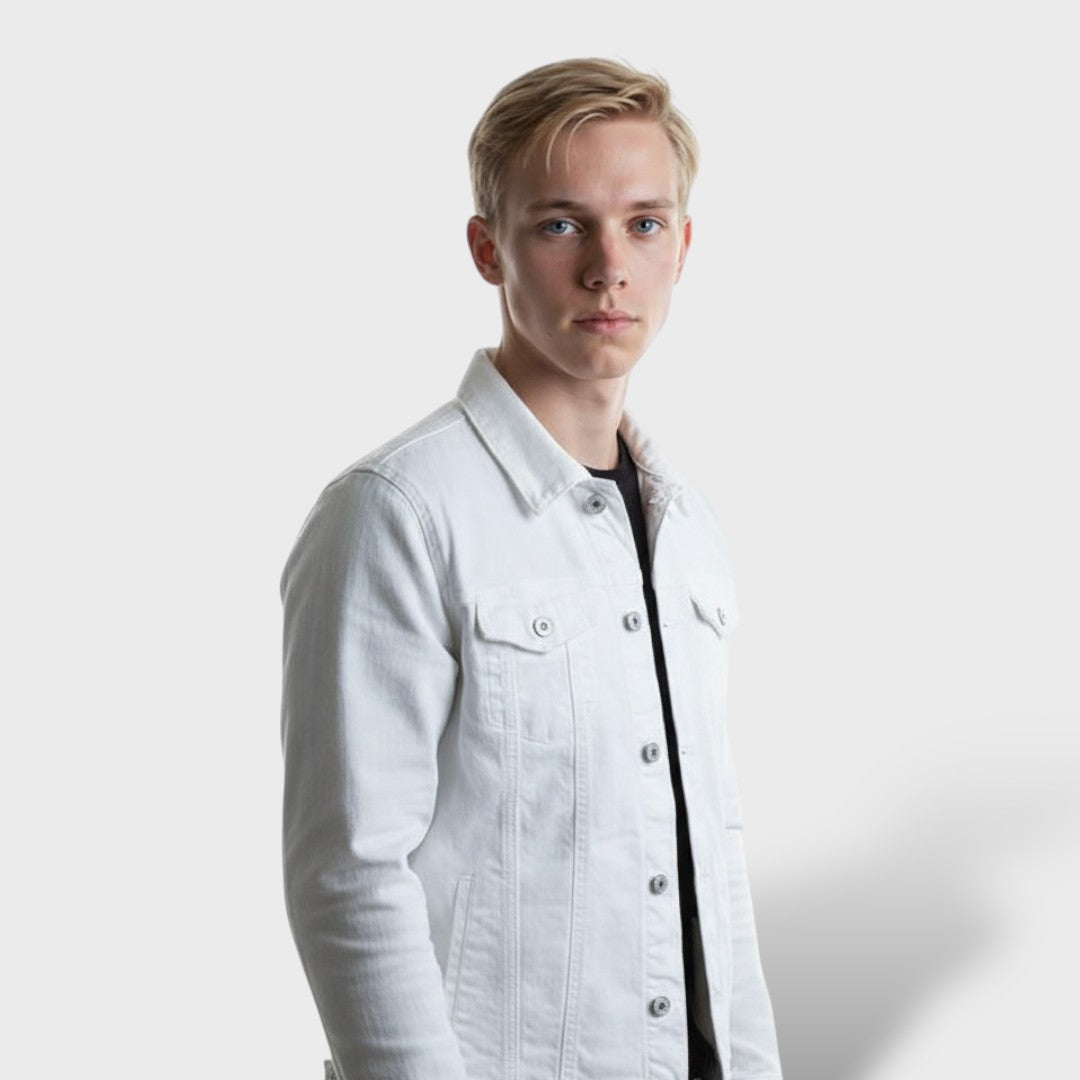 Casual Denim Jacket with Stylish Fit