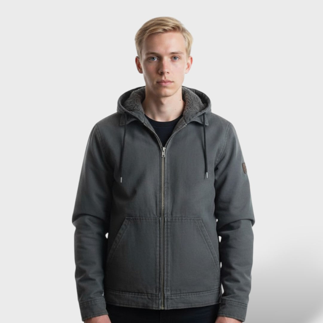 Vintage Wool Autumn Coat for Men