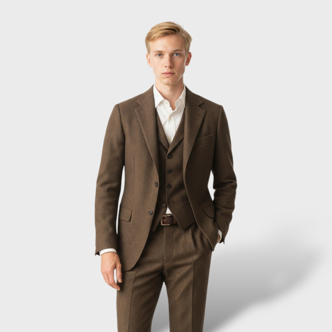 Vintage Three-Piece Suit for Men