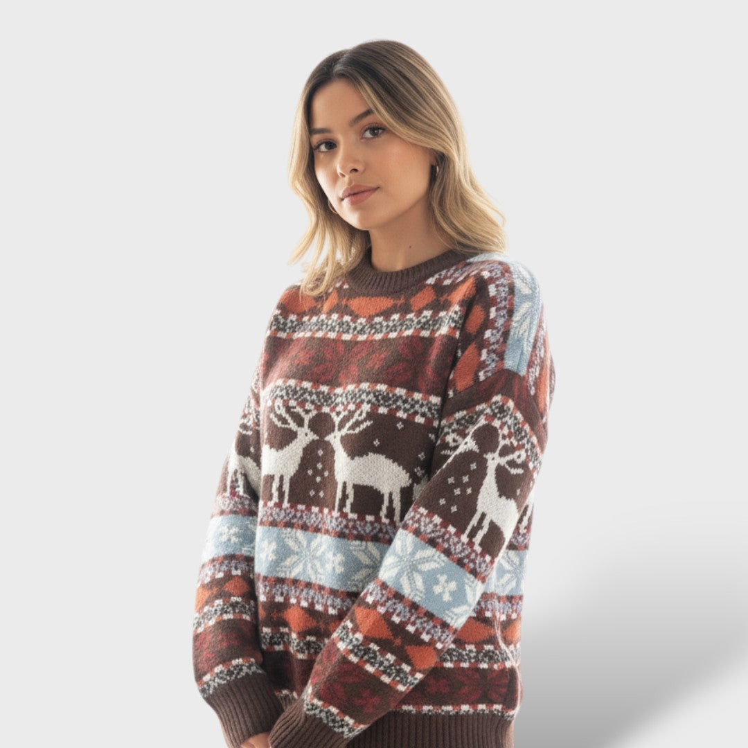 Loose Knit Christmas Sweater for Women