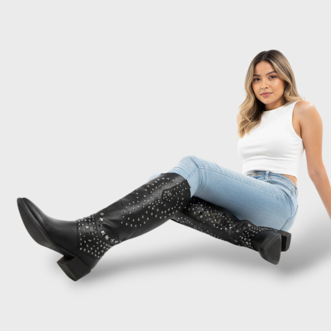 High Women’s Boots Western Style