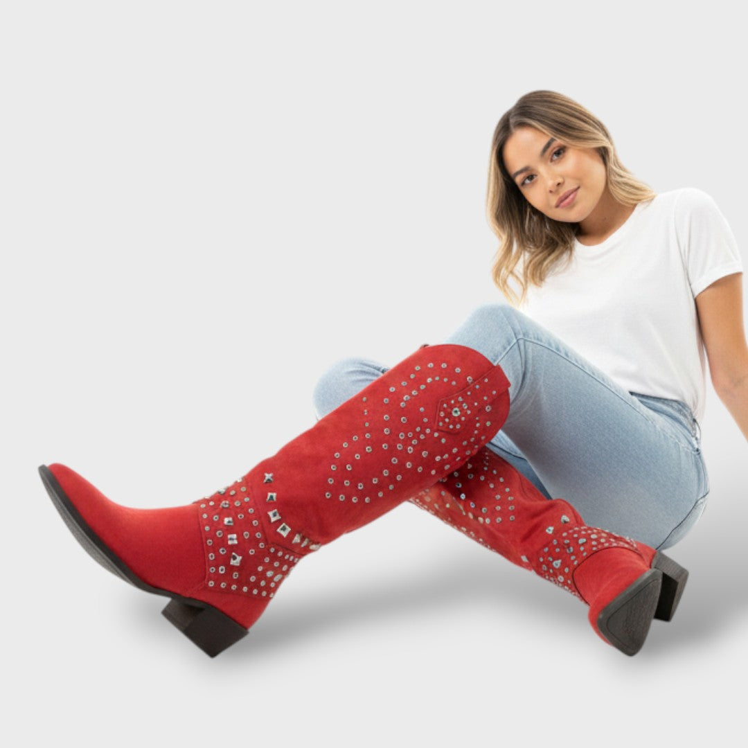 High Women’s Boots Western Style