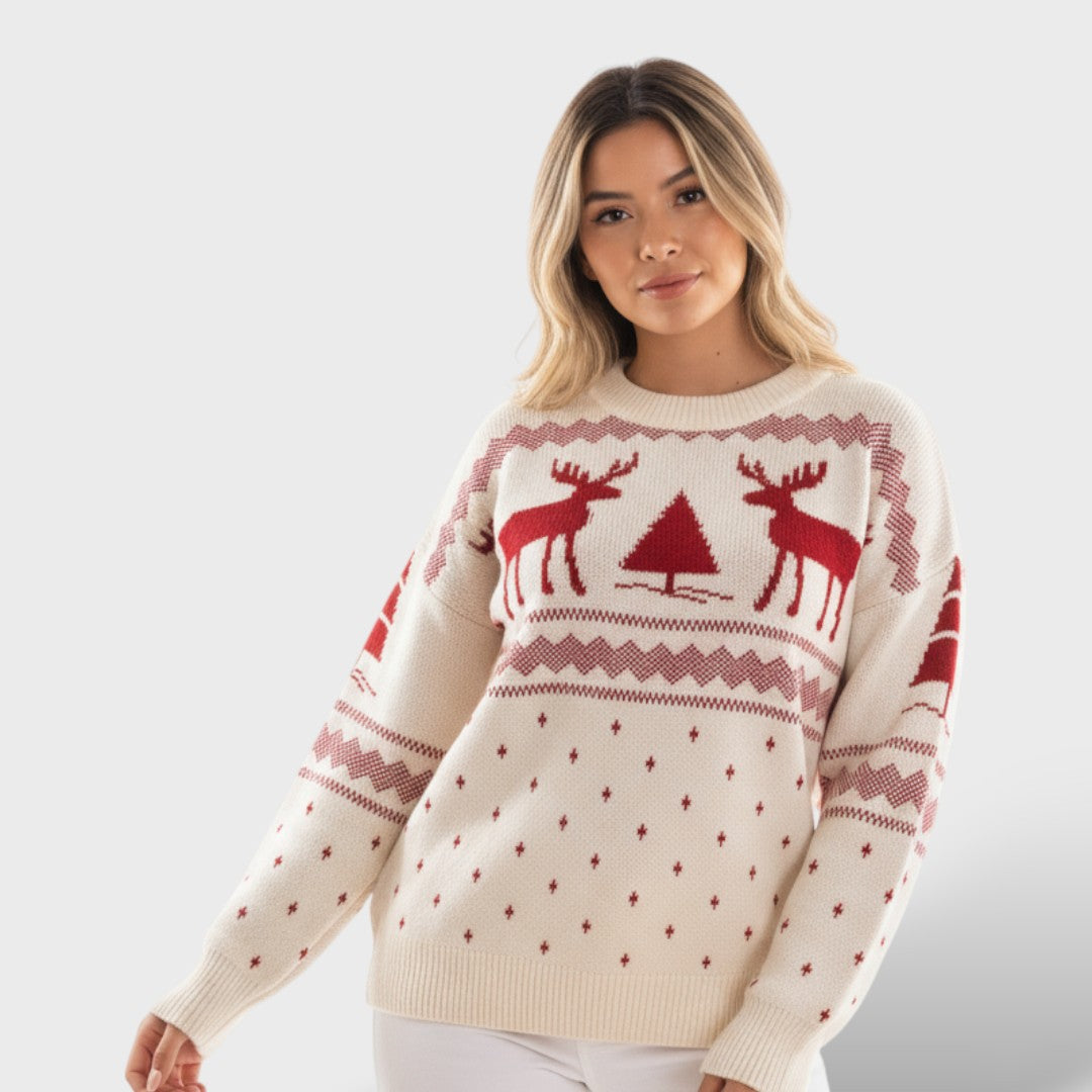 Women's Christmas Classic Deer Sweater